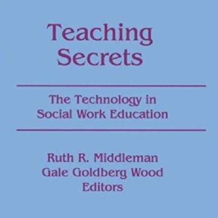 Teaching Secrets: The Technology in Social Work Education