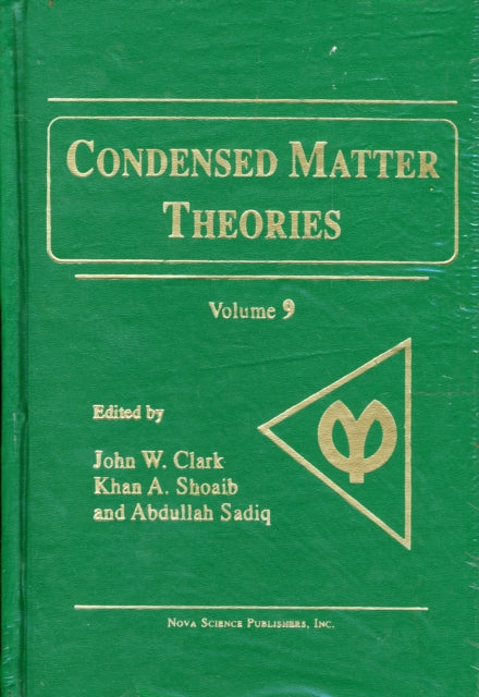 Condensed Matter Theories v. 9