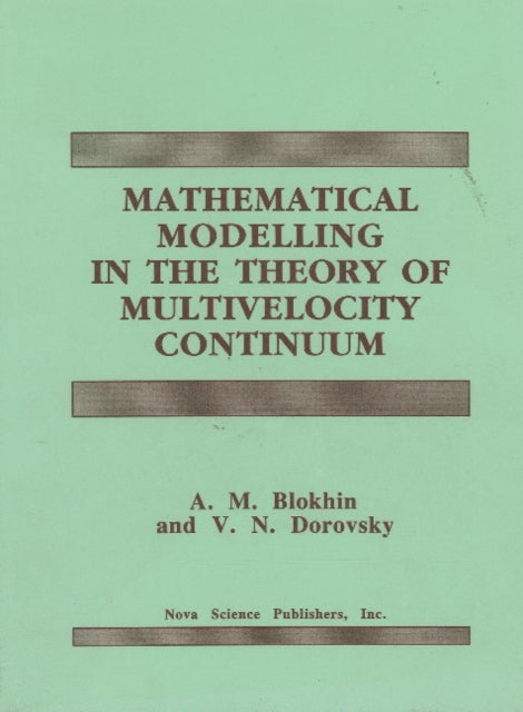 Mathematical Modelling in the Theory of Multivelocity Continuum