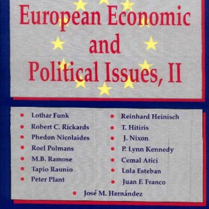 European Economic & Political Issues, Volume 2