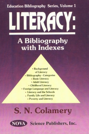 Literacy: A Bibliography with Indexes