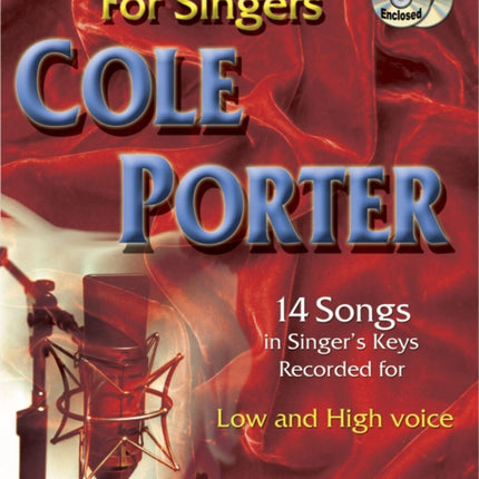 Volume 117: Cole Porter For Singers (with 2 Free Audio CDs): 14 Songs in Singer's Keys recorded for Low and High Voice: 117