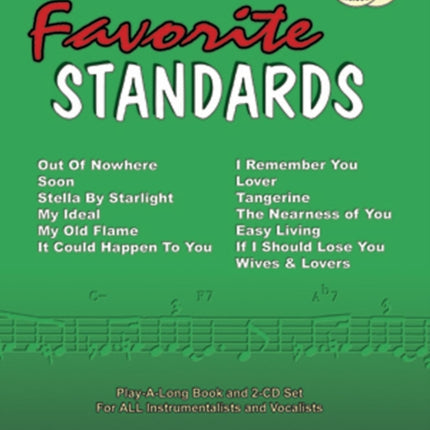 Volume 22: 13 Favorite Standards (with 2 Free Audio CDs): 22