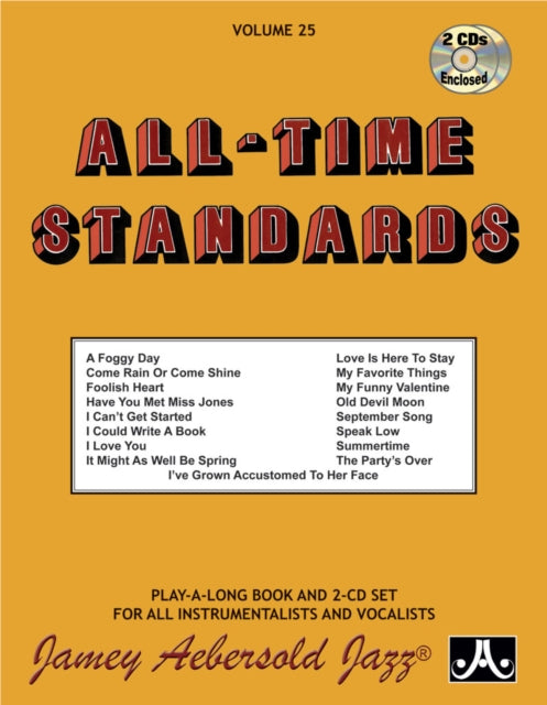 Volume 25: All Time Standards (with 2 Free Audio CDs): 25