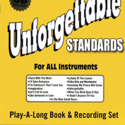 Volume 58: Unforgettable Standards (with Free Audio CD): 58