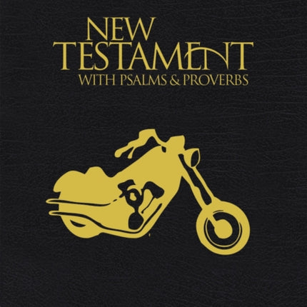 NIV, New Testament with Psalms and   Proverbs, Pocket-Sized, Paperback, Black Motorcycle