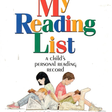 My Reading List: A Child's Personal Reading Record