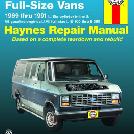 Ford full-size Econoline E-100-E-350 petrol vans (1969-1991) Haynes Repair Manual (USA)