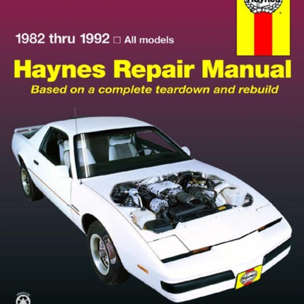 Pontiac Firebird (1982-1992) Haynes Repair Manual (USA)