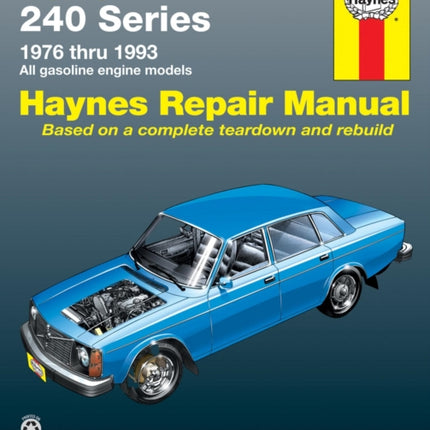 Volvo 240 Series petrol (1976-1993) Haynes Repair Manual (USA)