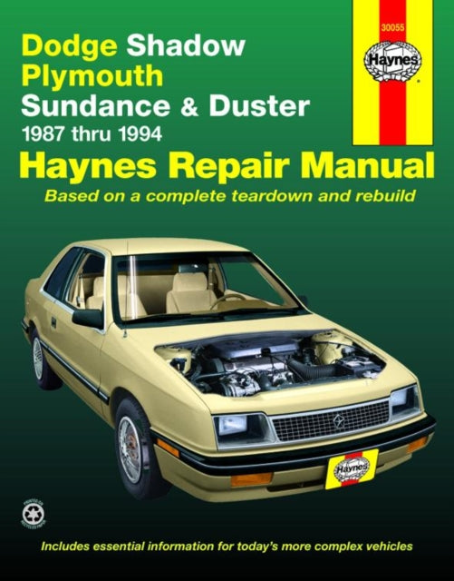 Dodge Shadow, Plymouth Sundance & Duster (1987-1994) Haynes Repair Manual (USA)