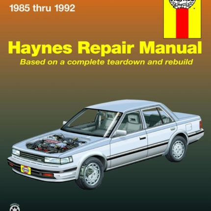 Nissan Maxima (1985-1992) Haynes Repair Manual