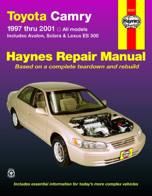 Toyota Camry (97-01) covering Solara (99-01), Avalon (97-01), & Lexus ES 300 (97-01) Haynes Repair Manual (USA)