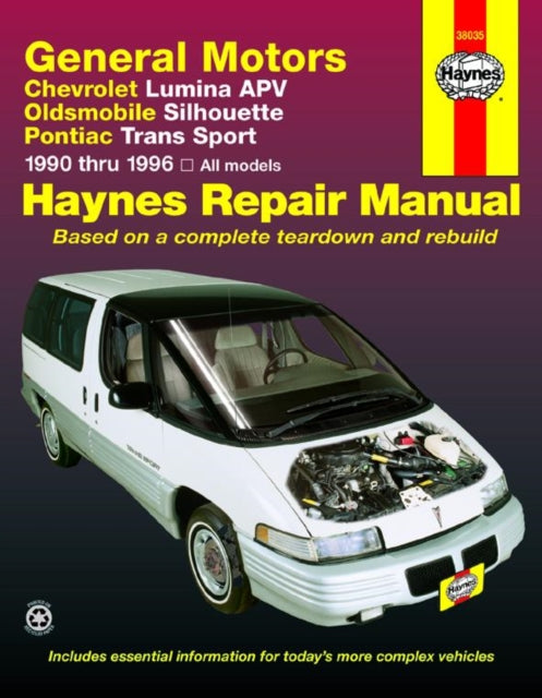 General Motors covering Chevrolet Lumina APV, Oldsmobile Silhouette & Pontiac Trans Sport models (1990-1996) Haynes Repair Manual (USA): Chevrolet Lumina APV, Oldsmobile Silhouette & Pontiac Trans Sport (1990 thru 1996)