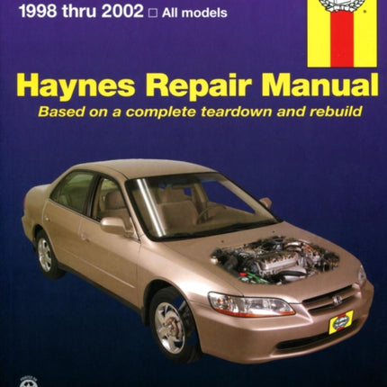 Honda Accord (1998-2002) Haynes Repair Manual (USA)