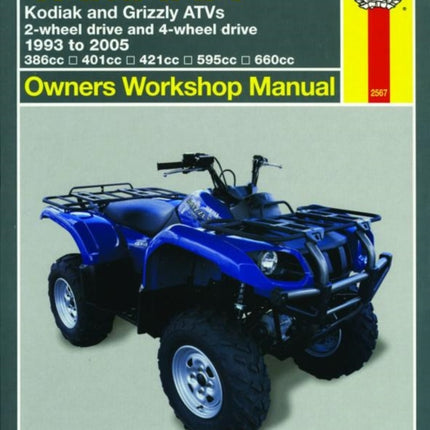 Yamaha Kodiak & Grizzly ATVs (93 - 05) Haynes Repair Manual