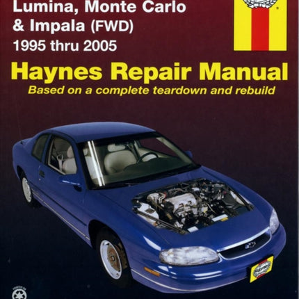 Chevrolet Lumina, Monte Carlo & Impala (FWD) (95 - 05)