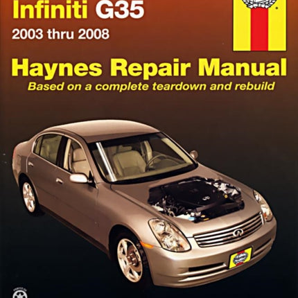 Nissan 350Z & Infiniti G35 (2003-2008) Haynes Repair Manual (USA)