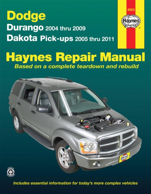 Dodge Durango (2004-2009) & Dakota (2005-2011) pick-ups Haynes Repair Manual (USA): 45234