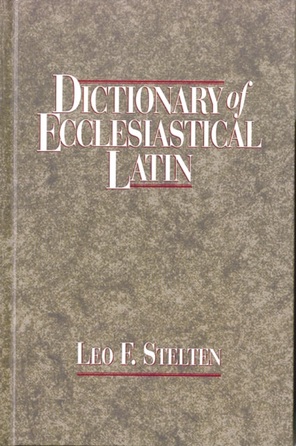 Dictionary of Ecclesiastical Latin