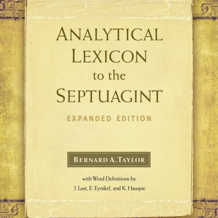 Analytical Lexicon to the Septuagint