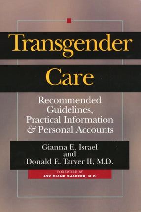 Transgender Care: Recom Guidelines, Practical Info