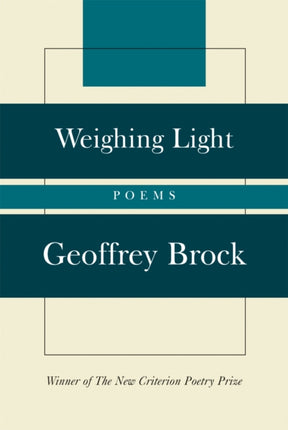 Weighing Light: Poems