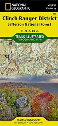 Clinch Ranger District Jefferson National Forest Trails Illustrated Other Rec Areas National ForestBLM S