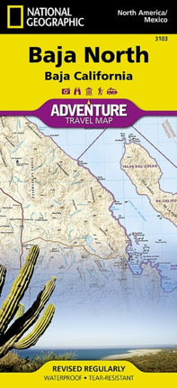 Baja California North, Mexico: Travel Maps International Adventure Map