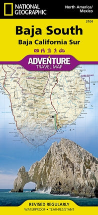 Baja California, South, Mexico: Travel Maps International Adventure Map