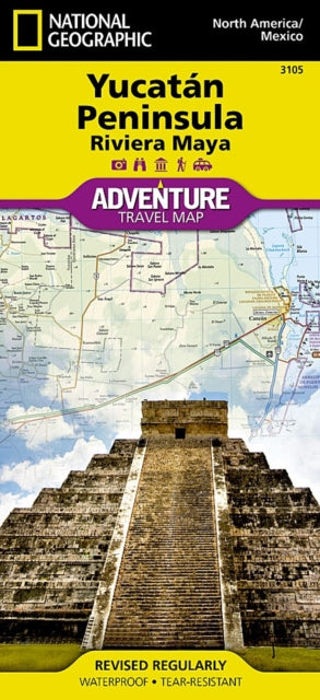 Northern Yucatn/maya Sites, Mexico: Travel Maps International Adventure Map