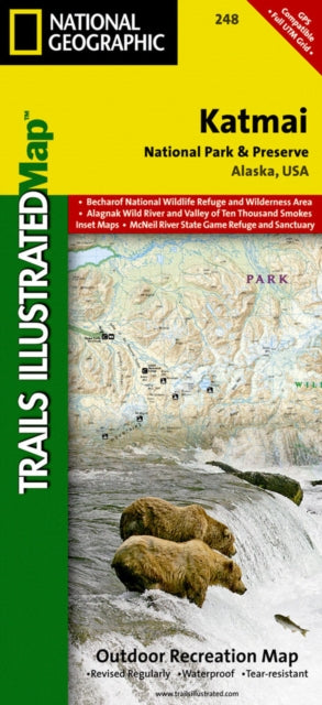 Katmai National Park And Preserve: Trails Illustrated National Parks