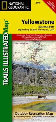 Yellowstone National Park: Trails Illustrated National Parks