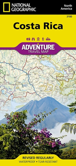 Costa Rica: Travel Maps International Adventure Map