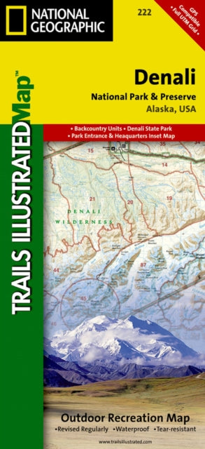 Denali National Park And Preserve: Trails Illustrated National Parks