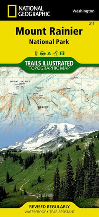 Mount Rainier National Park: Trails Illustrated National Parks