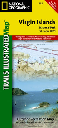 Virgin Islands National Park: Trails Illustrated National Parks