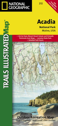 Acadia National Park: Trails Illustrated National Parks