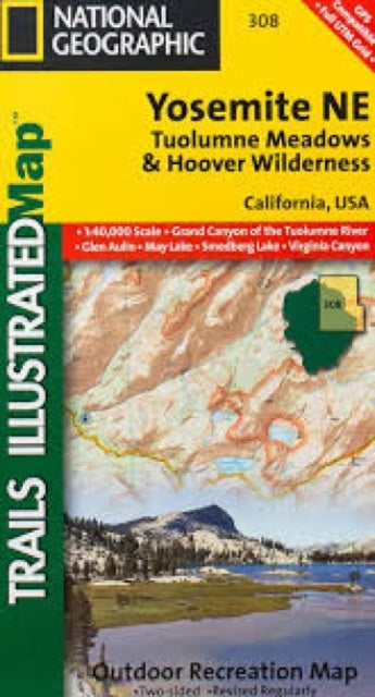 Yosemite Ne, Tuolumne Meadows & Hoover Wilderness: Trails Illustrated National Parks