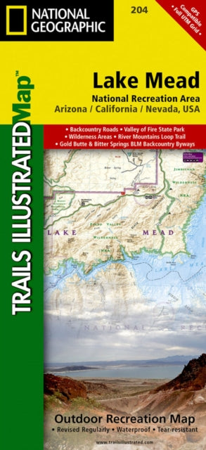 Lake Mead National Recreation Area: Trails Illustrated National Parks