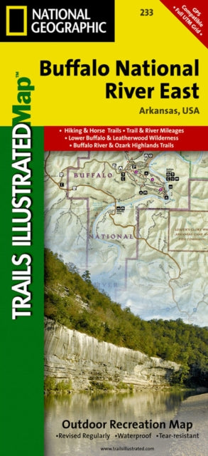 Buffalo National River East: Trails Illustrated National Parks