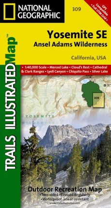 Yosemite Se, Ansel Adams Wilderness: Trails Illustrated National Parks