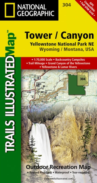 Yellowstone Ne/tower/canyon: Trails Illustrated