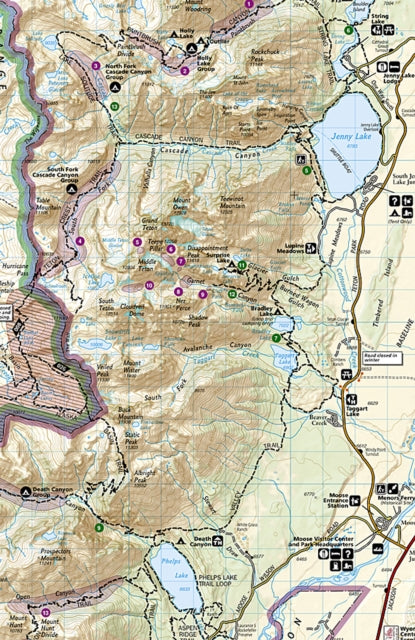 Grand Teton National Park: Trails Illustrated National Parks