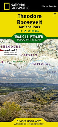 Theodore Roosevelt National Park/maah Daah Hey Trail: Trails Illustrated National Parks