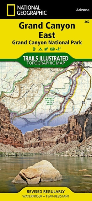 Grand Canyon East: Trails Illustrated National Parks