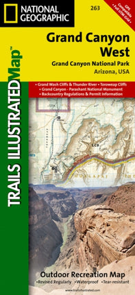 Grand Canyon West: Trails Illustrated National Parks