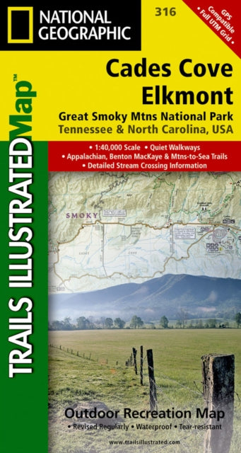 Cades Cove/elkmont, Great Smoky Mountains National Park: Trails Illustrated National Parks