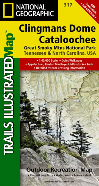 Clingman's Dome/cataloochee, Great Smoky Mountains National Park: Trails Illustrated National Parks