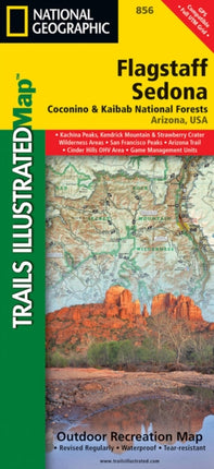 FlagstaffSedona Coconino  Kaibab National Forests Trails Illustrated Other Rec Areas National Geographic Trails Illustrated Map